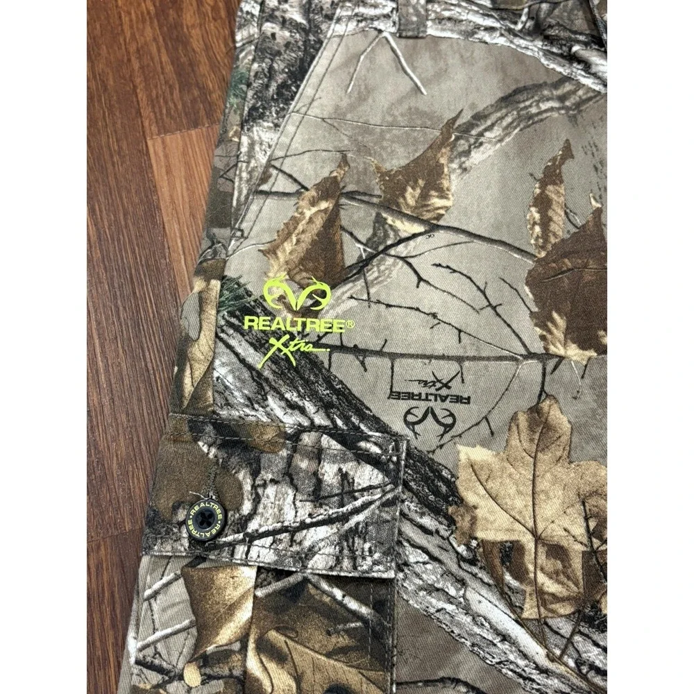 Camouflage Hunting Pants Men's Realtree® Xtra 6 Pocket‎ Cargo Style Size XXL